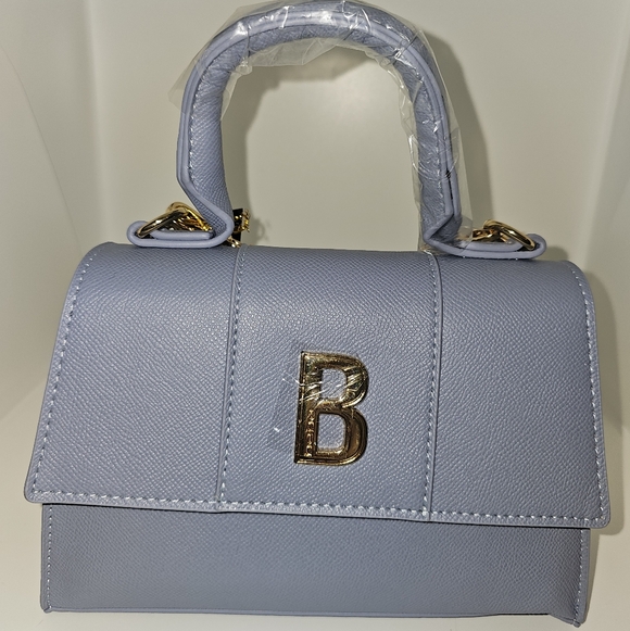 bebe Handbags - bebe Blue Amabella Satchel NWTs
